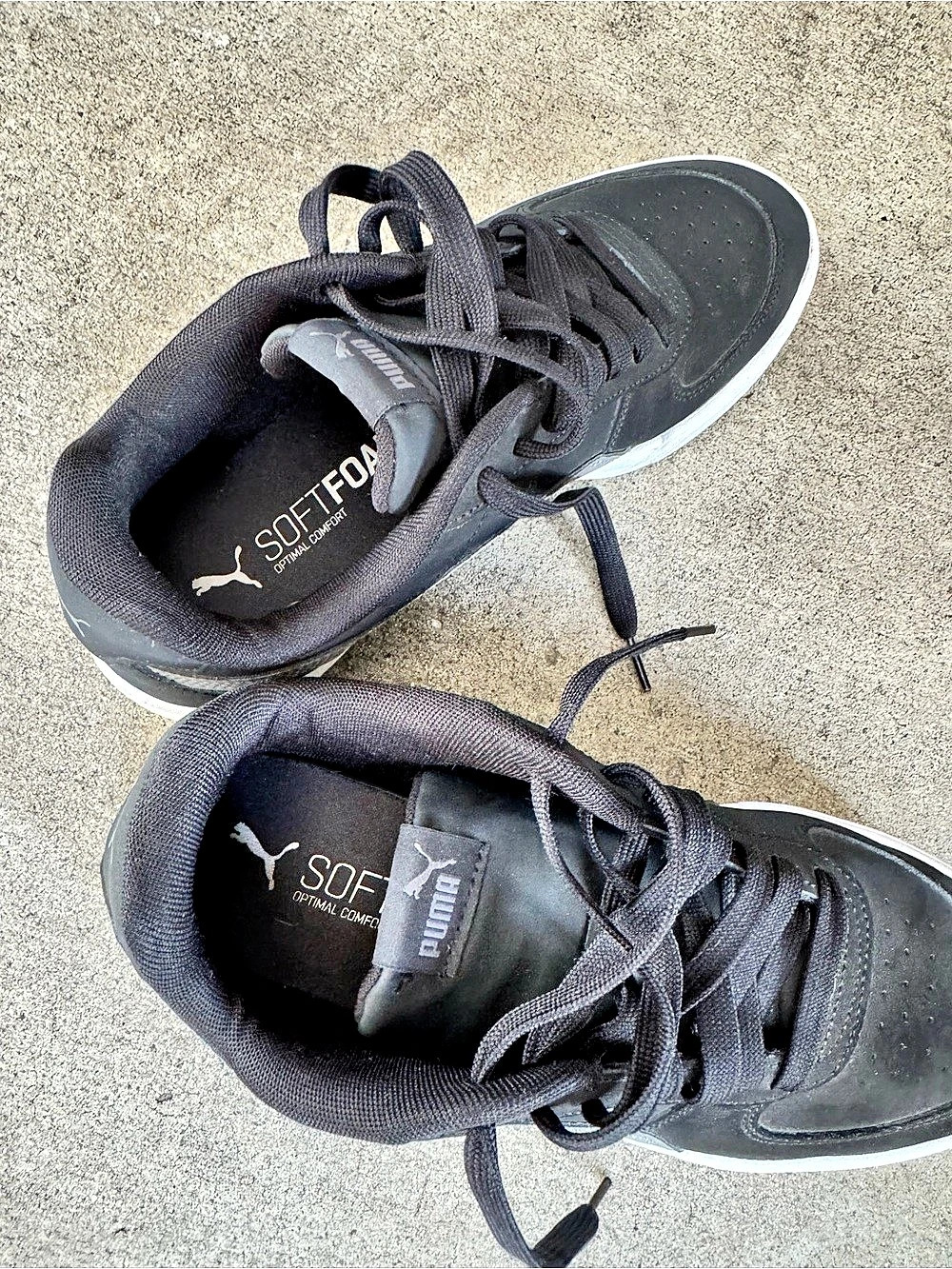 Puma SoftFoam+ + Black & White Sneakers US 11